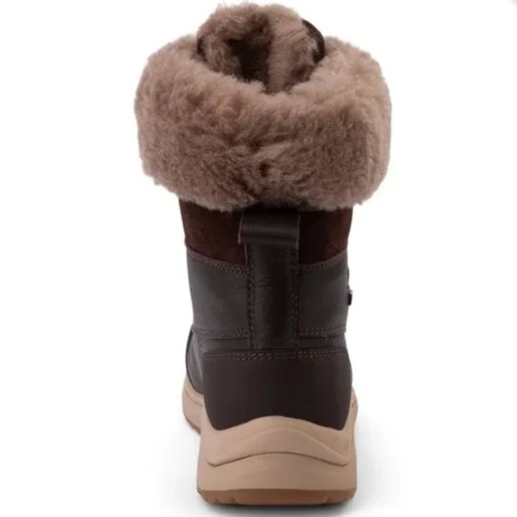 UGG Adirondack III lace up waterproof winter snow boots in Stout brown 8 - Picture 5 of 16